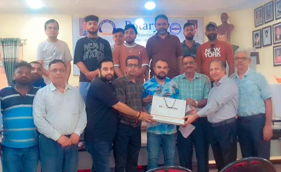 Sahyog Sewa Society contributed to the blood donation camp organized by the Rotary Club.